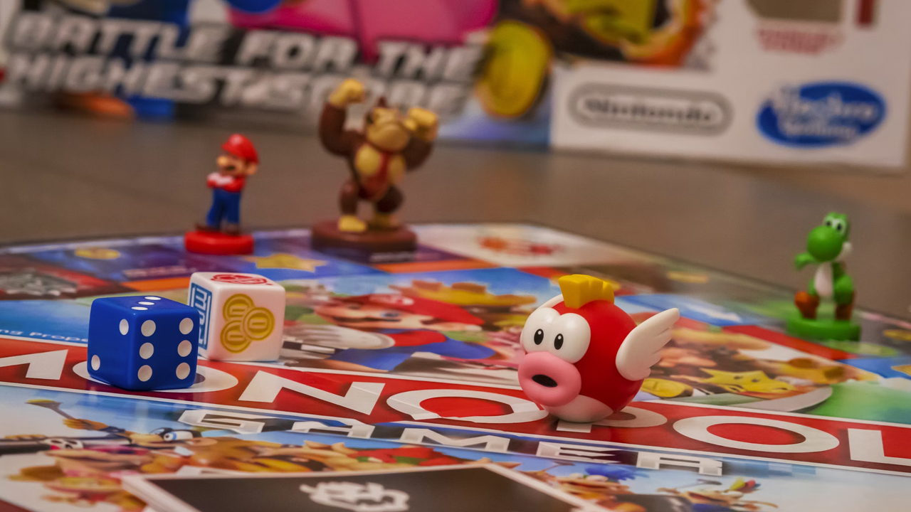 Super Mario Bros Monopoly game