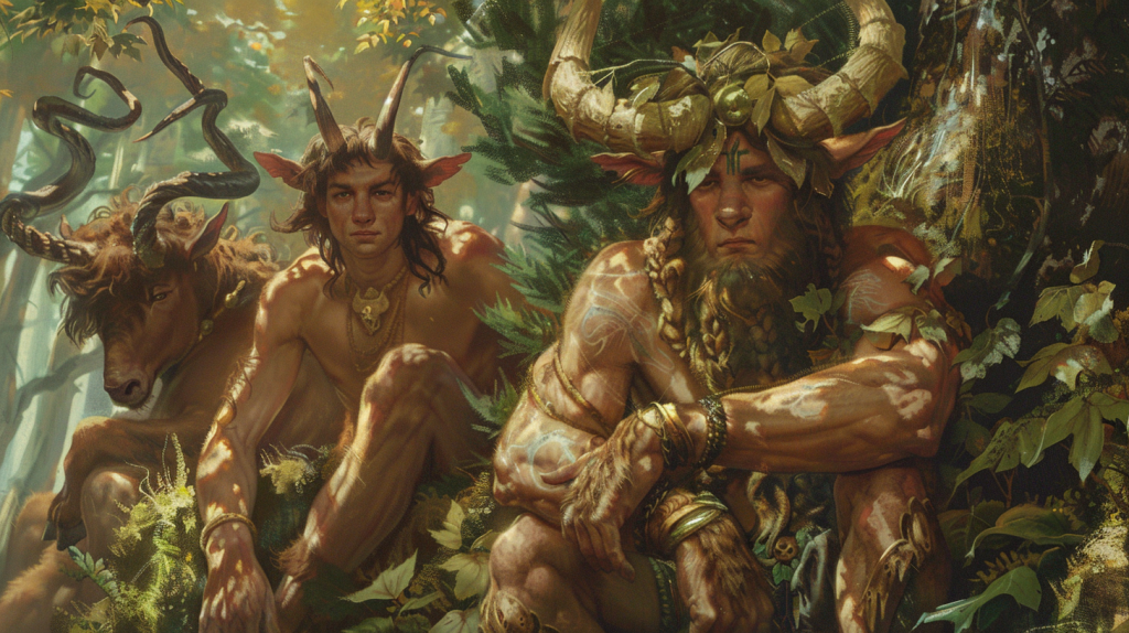 satyrs and fauns