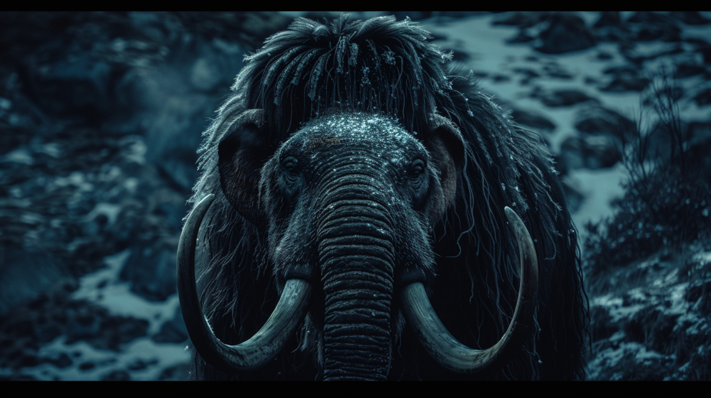 photo of a woolly mammoth