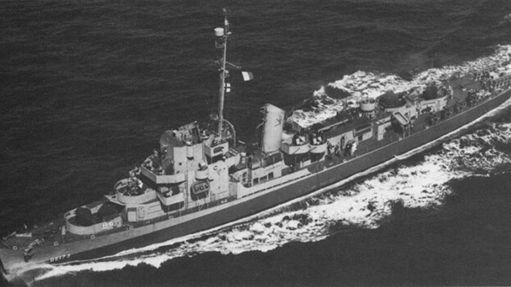 The USS Eldridge allegedly disappeared and reappeared miles away in 1943.