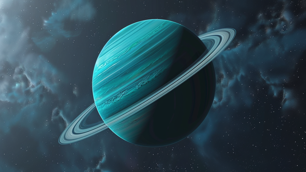 Rings around Uranus ,planet