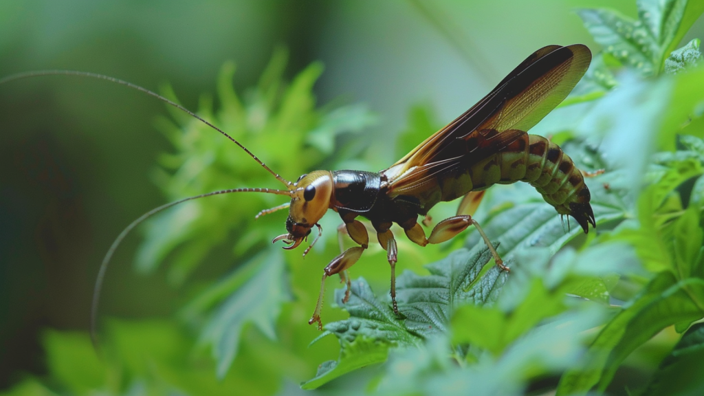 studying how earwigs fold and unfold their wings,