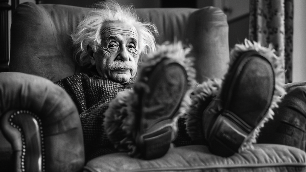 Albert Einstein's Fuzzy Slippers