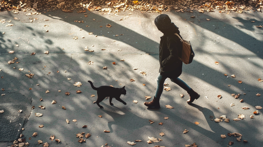 Black Cats Crossing Your Path