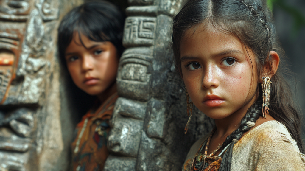 aztec children