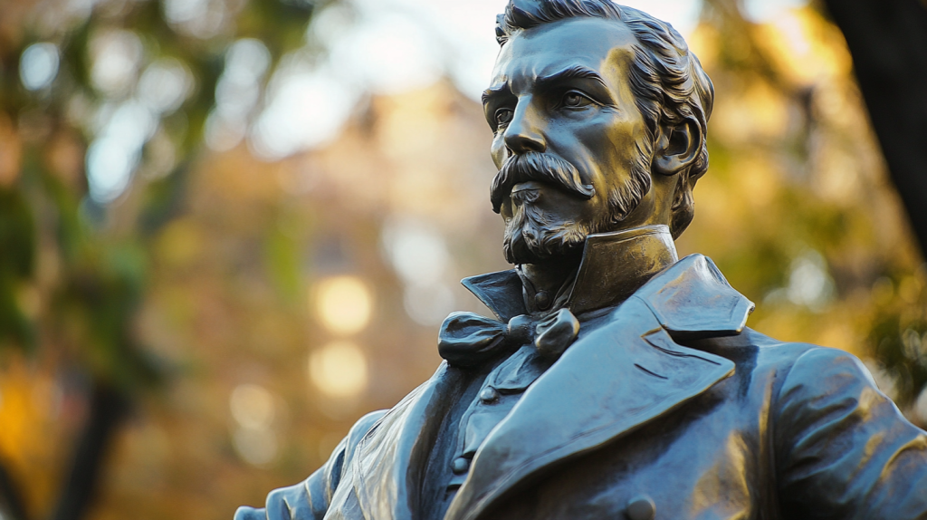 A statue of Richard Francis Burton