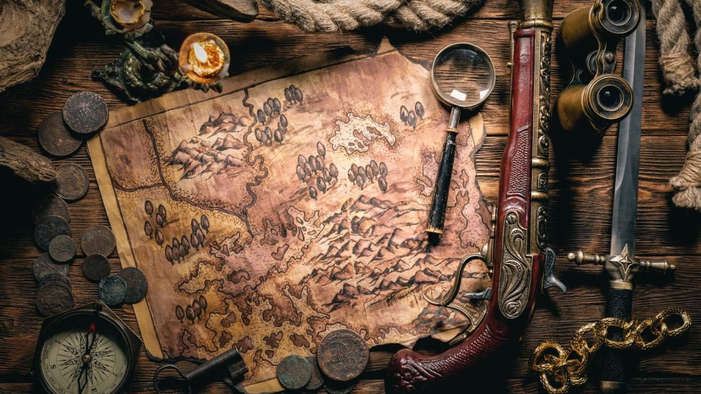 Pirates Had Hidden Treasure Maps