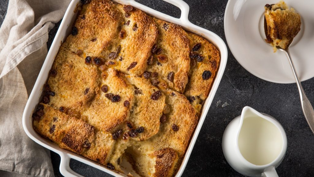 Bread and butter pudding