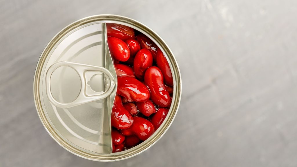 canned red bean