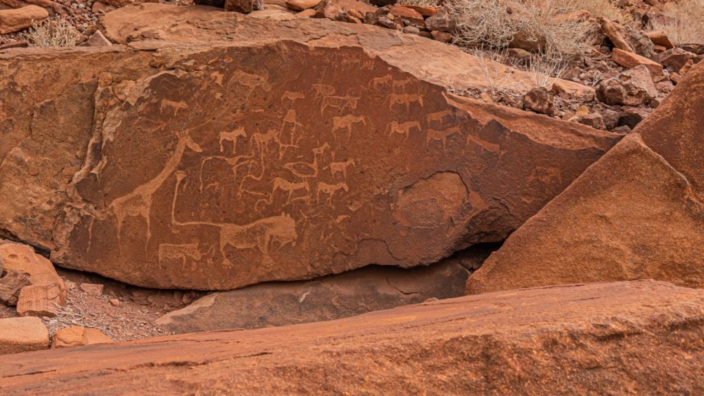 Twyfelfontein in Namibia