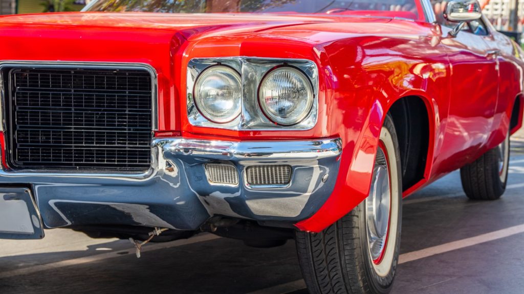 Classic Red Oldsmobile 422