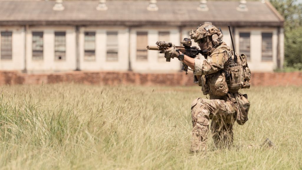 Soldier shooting