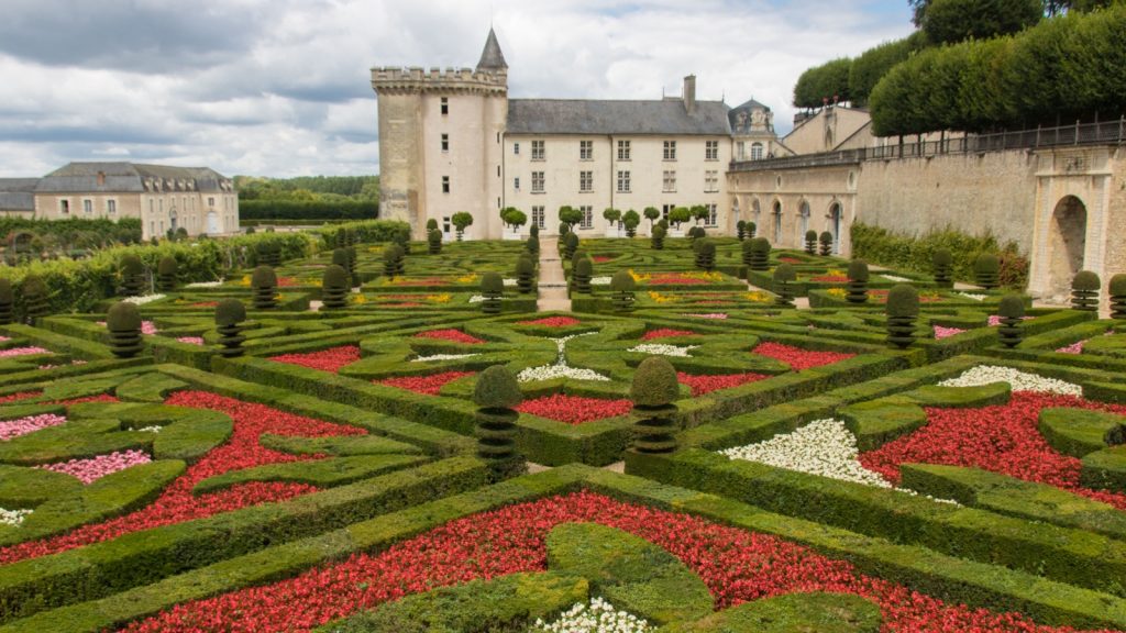 gardens at the Château de Villandry