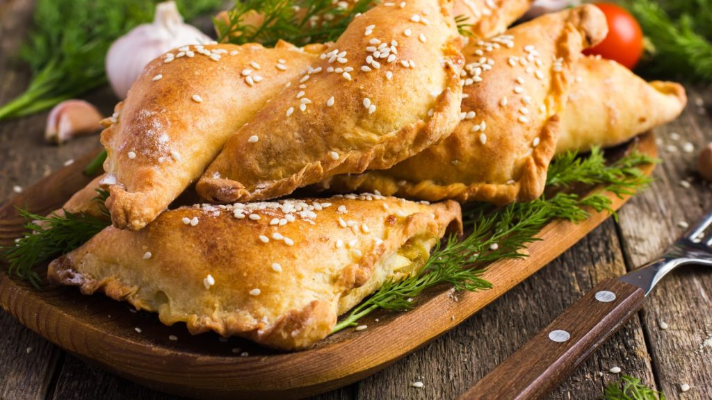 fresh baked pasties