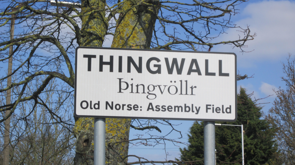 A Thingwall signage