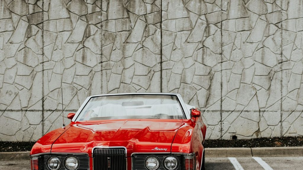 1967 Mercury Cougar at a parking lot