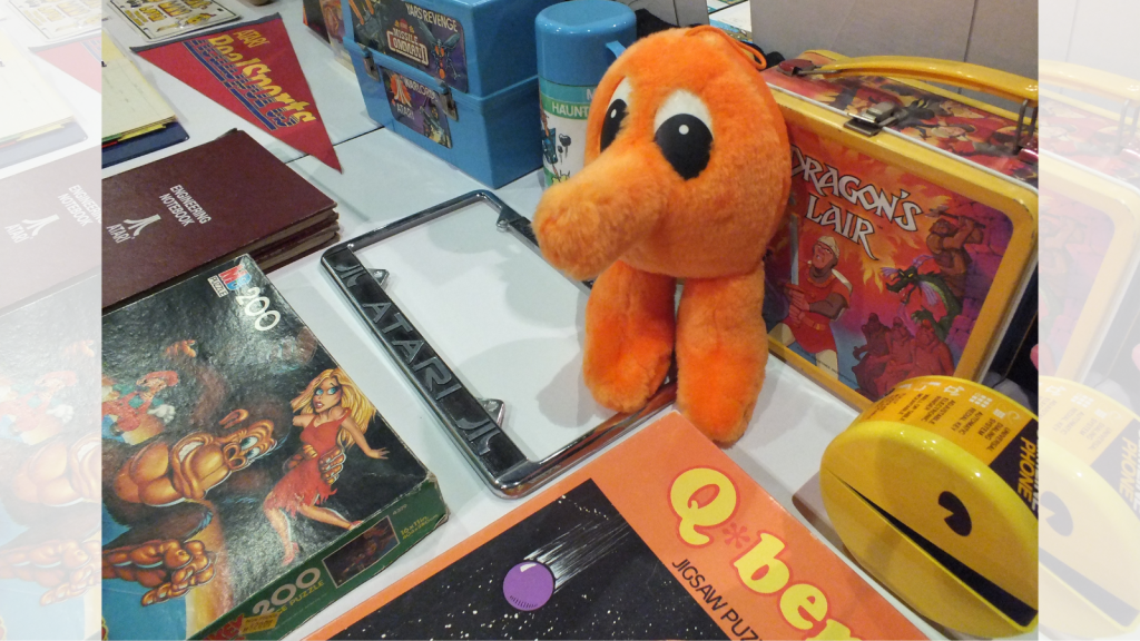 Qbert stuff toy