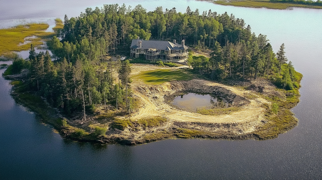 Money pit on Oak Island