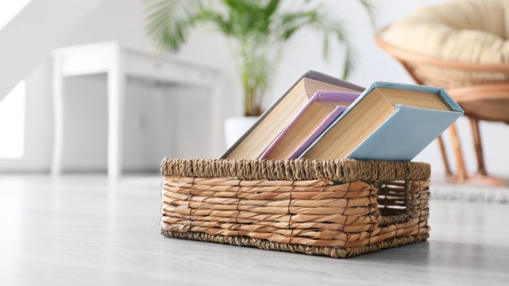 Basket of books