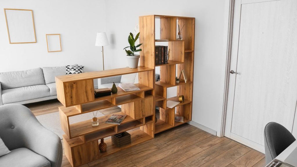 Bookshelf as room divider