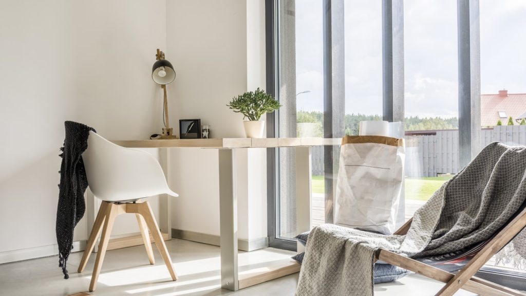 Natural light in living room