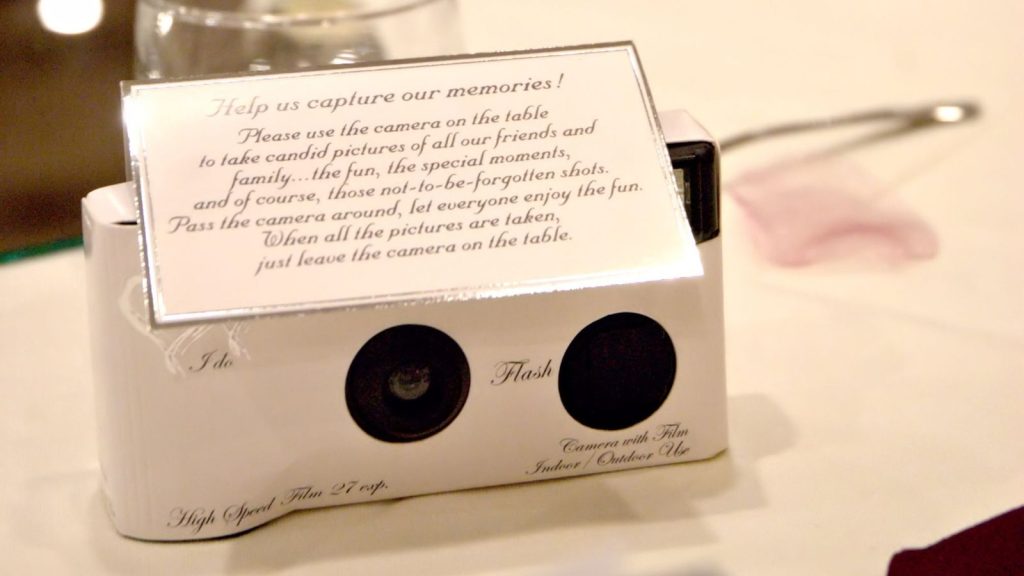 Disposable Camera for Wedding Guest