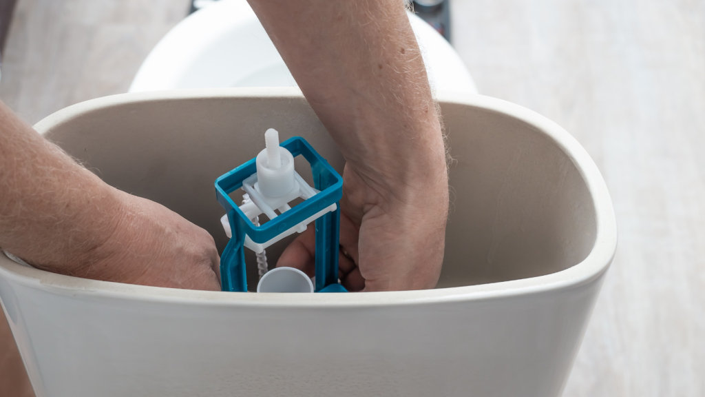 Opening Toilet Tank