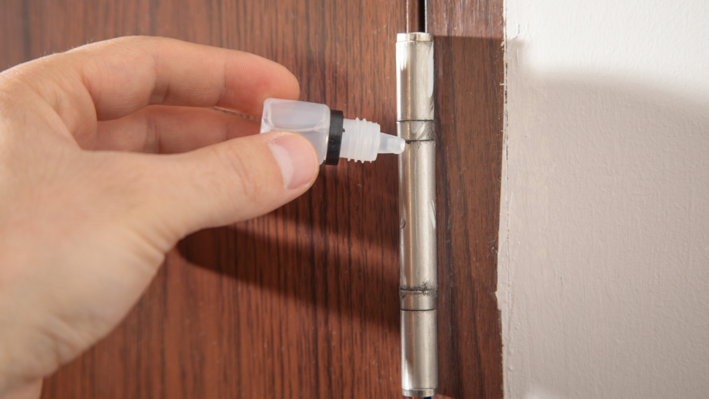 Lubricating Door Hinge