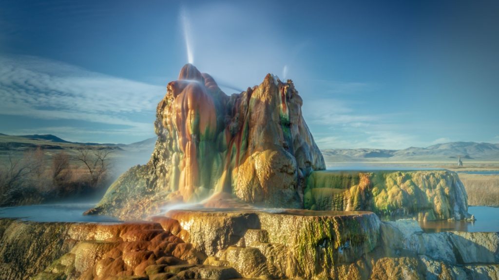 stunning photo of Fly Geyser