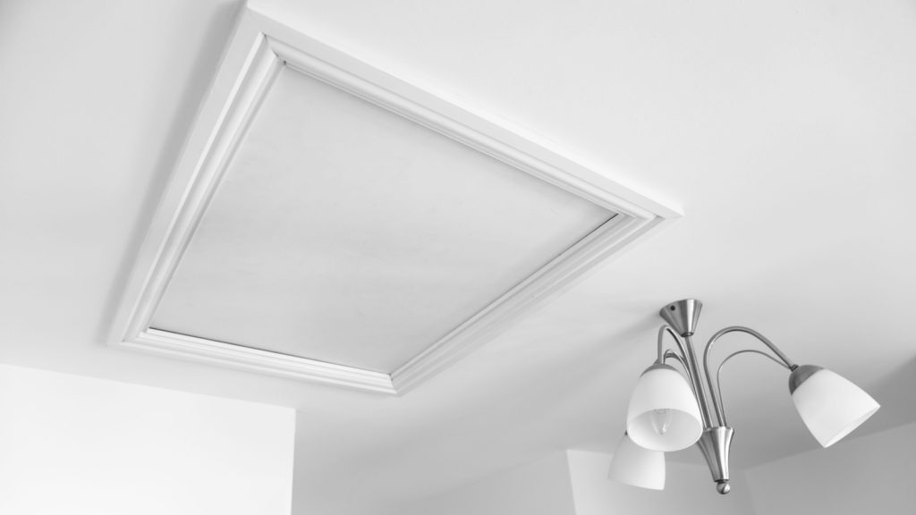 Loft Hatch in white room