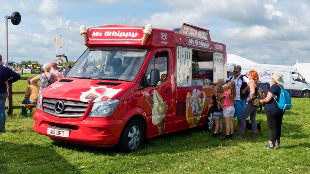 Mr Whippy ice cream van
