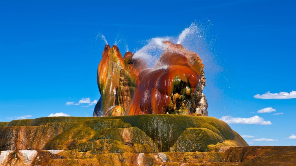 Fly Geyser, Nevada, USA