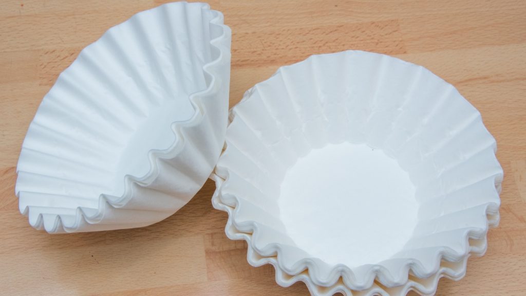 white coffee filters