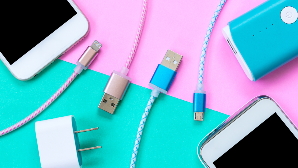 USB charging cables for smartphone and tablet