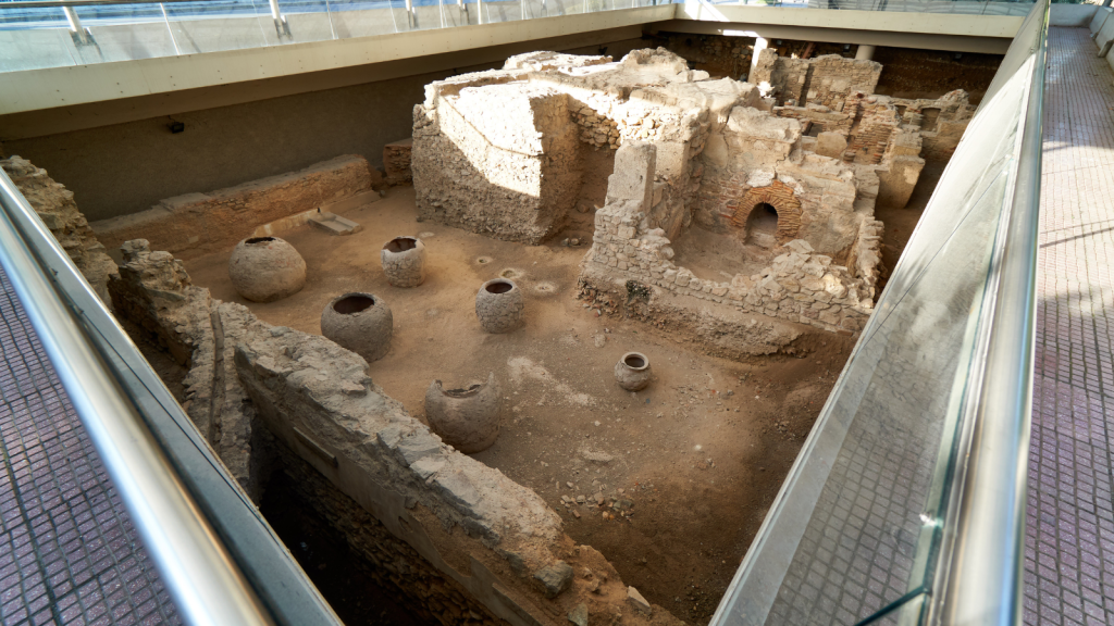 Remains of an Ancient Roman Public Bath
