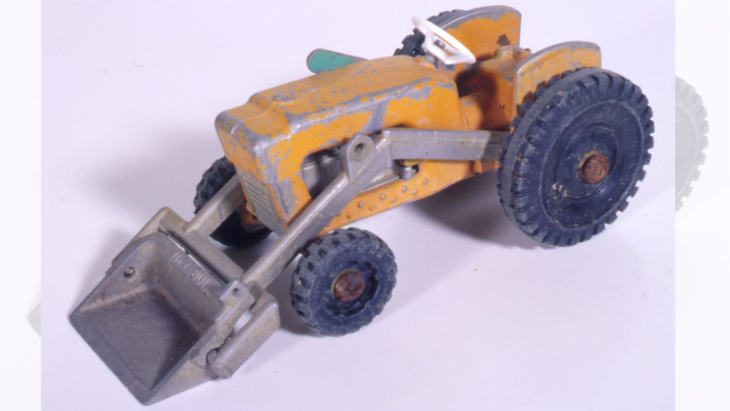 old bulldozer toy
