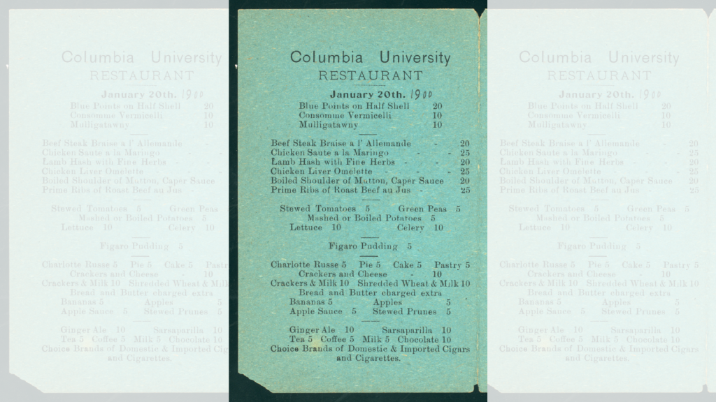 paper menu
