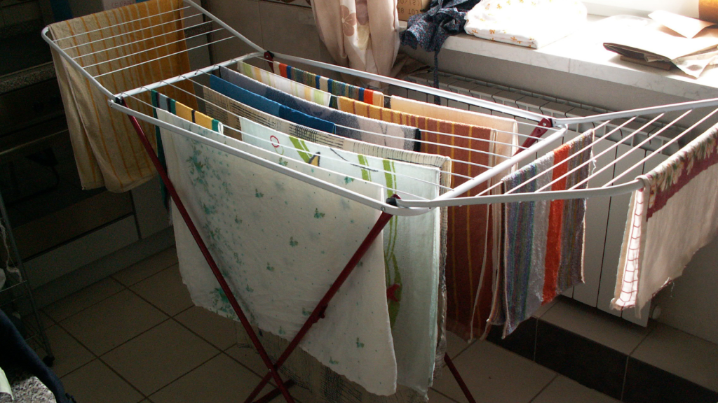 drying clothes
