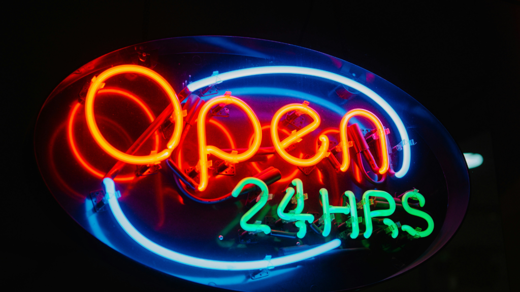 open 24 hours
