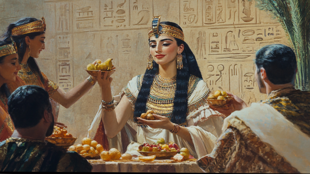 Cleopatra Being Worshipped 