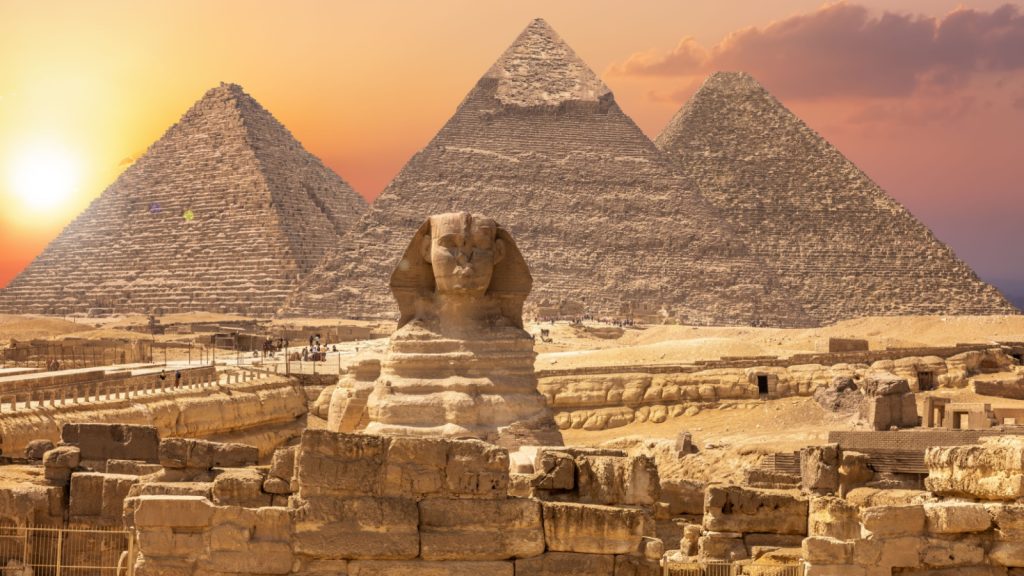 The Sphinx and the Pyramids