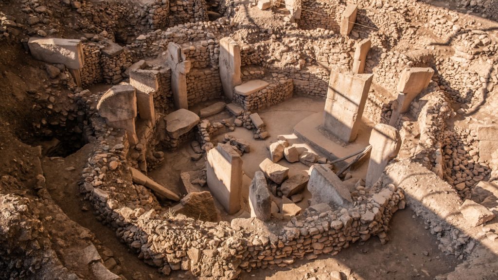 aerial view of the Gobekli Tepe