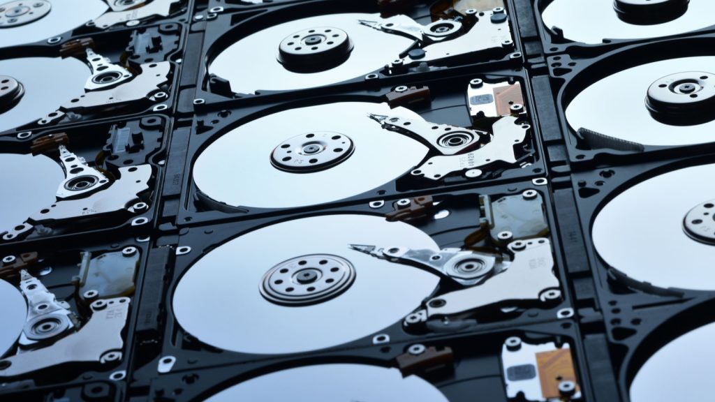 Group of hard disk drives