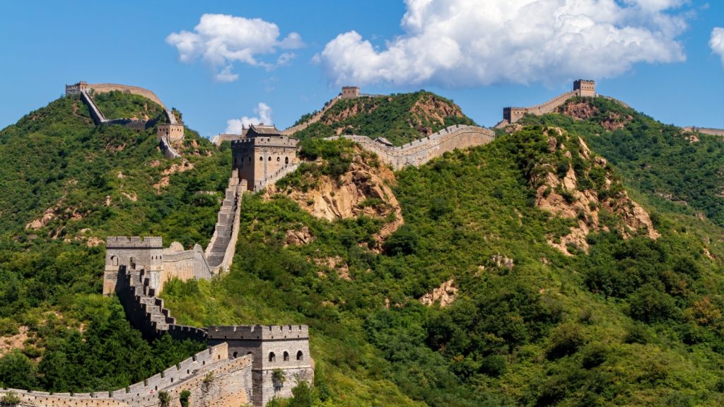 great wall of china section