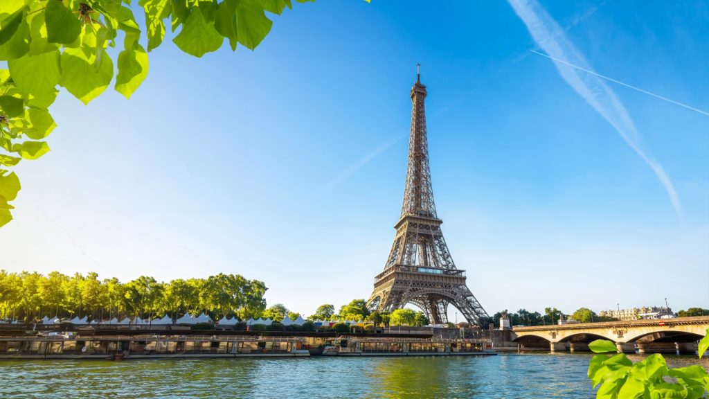 eiffel tower during daytime, summer