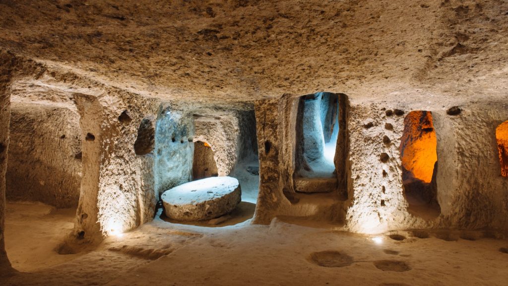 ruins of the Derinkuyu underground city