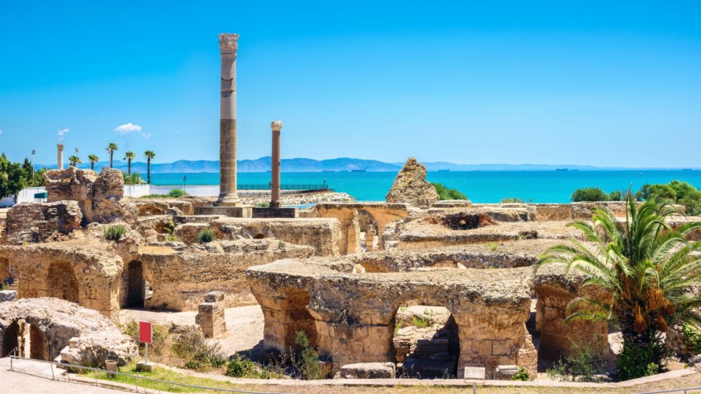 Panoramic view of ancient Carthage