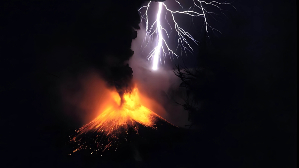 Volcanic Lightning