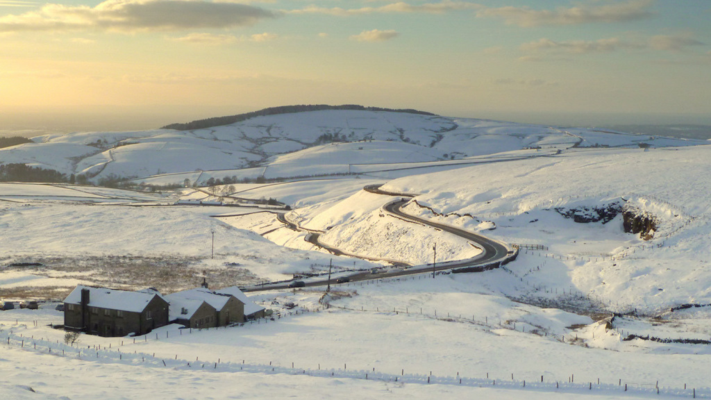 A537 (Cat and Fiddle Road), England