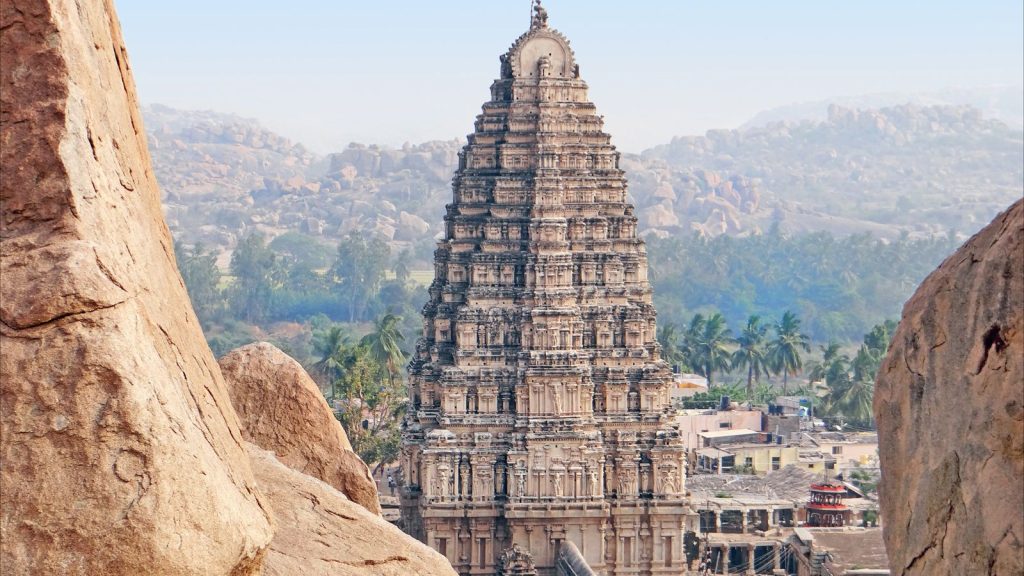 Virupaksha temple in Vijayanagar Indi